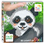 PIXEL Kit créatif tableau 12x12cm - Panda