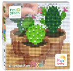 PIXEL Kit créatif tableau 12x12cm - Cactus