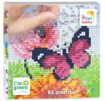 PIXEL Kit créatif tableau 12x12cm - Papillon