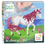 PIXEL Kit créatif tableau 12x12cm - Licorne