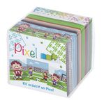Pixel kubus (3xbasisplaat & 18 matjes) - Voetbal / Soccer