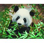 CRYSTAL ART Kit tableau broderie diamant 40x50cm Panda