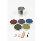 PANPASTEL Set de 5 couleurs + outils - Ultra-sombres