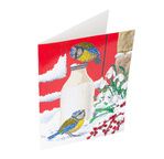 CRYSTAL ART Kit carte broderie diamant 21x29cm Oiseaux sur la neige