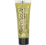 Glitter gel tube of 25 ml - Gold - Blister pack