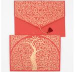 PAPERTREE GAIA Enveloppe kdo A5 Rouge