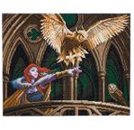 Crystal Art Kit 40x50cm Anne Stokes Owl Messenger