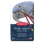 DERWENT - CRAYON PASTEL - boîte métal 12 crayons