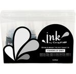 Ink by Graph'it - Set of 4 refill bottles 25 ml - shades of grey