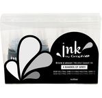 Ink by Graph'it - Set de 4 flacons recharge 25 ml - shades of grey