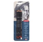 DERWENT - CHARCOAL - blister 4 fusains