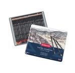 Derwent Tinted Charcoal Pencil tin of 24