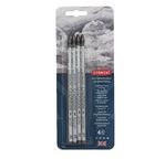 DERWENT - GRAPHITONE - blister 4 graphite aquarellable en crayon
