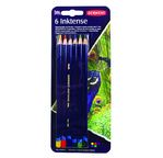 DERWENT - INKTENSE - blister 6 crayons base encre aquarell