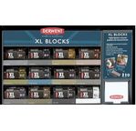 DERWENT - XL BLOCS- gamme complète blocs XL CHARCOAL + GRAPHITE 2x6x4
