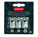 Derwent Replacement Sharpeners Battery Operated Twin Hole Sharpener