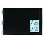 DERWENT - Carnet dessin A3 spiralé -poche-élastique -56 fles 165gsm