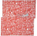 PAPERTREE Enveloppe kdo  MERRY 19*10 Rouge