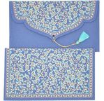 PAPERTREE TAJ Enveloppe kdo 19x10cm - Bleu roi