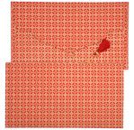 PAPERTREE SHIYOGAMI Enveloppe cadeau 19x10 cm Rouge/Orange