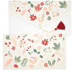 PAPERTREE WINTER Gift envelope 19x10cm Ivory