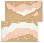 PAPERTREE STARDUST Gift envelope 19x10cm Natural