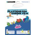 PLASTIQUE FOU DIAMS 7 feuilles: Transparent abrasé pour crayon