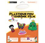 PLASTIQUE FOU DIAMS  7 Feuilles: Cristal transparent