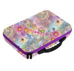 CRYSTAL ART Trousse de rangement à strass 30 pots - Fleurs
