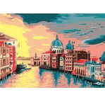 Peinture par N° - Venise au coucher du soleil