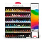 DERWENT - CHROMAFLOW assortiment 72 couleurs (1x6x72)