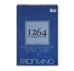 FABRIANO 1264 Bloc Papier Aquarelle A3 300g-Spiral haut- 30fl 29,7x42