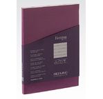 FABRIANO Carnet EcoQuaPlus-Ligné-A5-90gsm-90fls-Dos collé-Violet