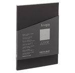 FABRIANO Carnet EcoQuaPlus-Points-A5-90gsm-90fls-Dos collé-Noir