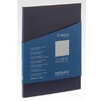 FABRIANO Carnet EcoQuaPlus-Points-A5-90gsm-90fls-Dos collé-Bleu Foncé