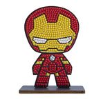 CRYSTAL ART Kit figurine à diamanter Iron Man