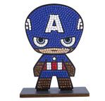 CRYSTAL ART Kit figurine à diamanter Captain America