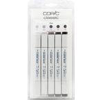 Set Copic Classic - 5 gris neutre