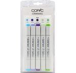 Set Copic Classic - 5 couleurs vert et bleu