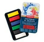 DERWENT - XL INKTENSE - boîte métal 6 blocs aquarellables assortis