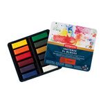 DERWENT - XL INKTENSE - boîte métal 12 blocs aquarellables assortis