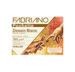 FABRIANO PAPIER BLANC -Pochette 24x32cm 180gsm 12feuilles