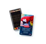 DERWENT - CHROMAFLOW - boîte métal 12 crayons de couleur assortis