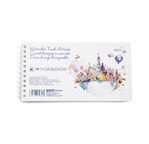 SM-LT Carnet de voyage Aquarelle spirale 15x28cm 260g 25fl microperf