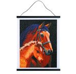 CRYSTAL ART Poster à diamanter 35x45cm- Chevaux