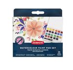 DERWENT - AQUARELLE Palette 24 demi-godets