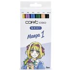 COPIC CIAO "5+1"  Set of 5 Manga 1 colours + 1 Multiliner