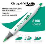 GRAPH'IT GO Marqueur acrylique double pointe 60 couleurs