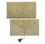 PAPERTREE TAJ Enveloppe kdo 19x10 cm - Blanc
