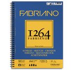 FABRIANO 1264 Bloc Papier Esquisse A4 90gsm-Spiral long-120fl 21x29,7